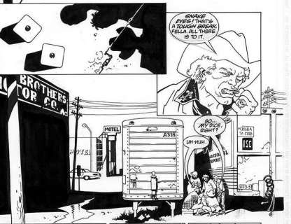100Bullets 6 - Originele Pagina 100 Bullets #6 - Loose page - Original Art - (2000) | Catawiki