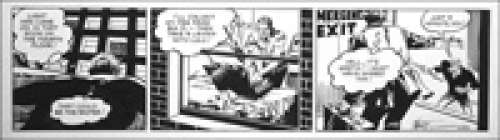 Martin Asbury - Garth Daily Strip - Confrontation (Signed)