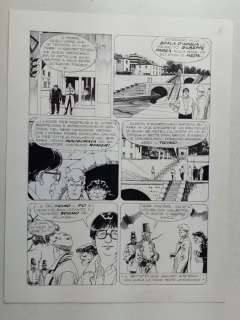 Martyn Mistére - tavola originale "Mysteri a Milano" - Loose page - (1993) | Catawiki