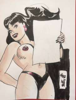 J. Bernet - Illustrazione originale "Chiara di Notte" - Loose page | Catawiki