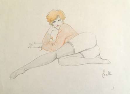 Leone Frollo - Illustrazione originale - Loose page | Catawiki