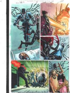 John Kalisz, Scott Hanna | Generation X #34 P.20 Color Guide Art - Hollow And Plasma Wraith - 1998 | Anthony’s Comic Book Art