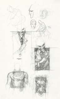 Batman, Superman - DC Characters Preliminary Original Art by Ryan Sook - First edition - (2007) | Catawiki