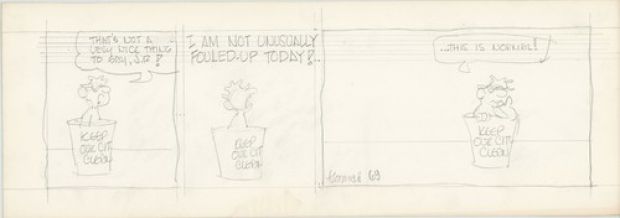 Fred Thomas Signed Concept Original Comic Strip Pencil Panel Cartoon 1966 b4219 | eBay US (Buy It Now)