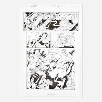 Lot 252 - Ig Guara and Jay Leisten, Marvel Adventures: The Avengers #22 Story Page 16 Original Art (Marvel Comics, 2008) | Landry Pop Auctions