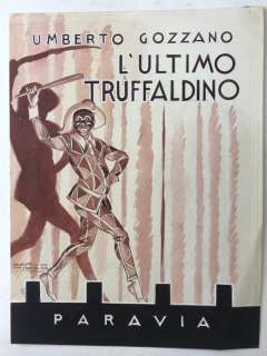 Carlo Nicco - L’Ultimo Truffaldino - Originale di copertina - Loose page - (1945) | Catawiki