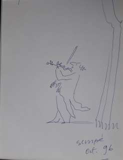 Sempé, Jean-Jacques - Dessin original - Le Musicien - (1996) | Catawiki