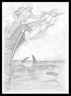 L.B. COLE ORIGINAL ART Preliminary Sketch | ComicConnect