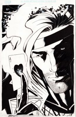 GAMBIT FROM YOUR FRIENDLY NEIGHBORHOOD SPIDER-MAN ARTIST ERIC GAPSTUR | Comix Art Studio