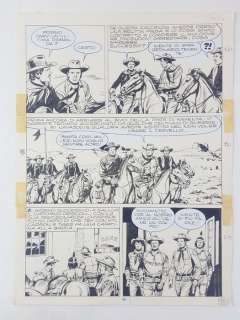 Tex n. 186 - Guglielmo Letteri - Tav. Origin. n. 98 "Arrestate Tex Willer!" - Loose page - First edition - (1976) | Catawiki