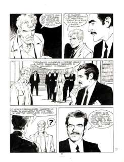 Martyn Mistére n. 89 - Tavola Originale "il segreto dei templari" ROI - Loose page - First edition - (1989) | Catawiki