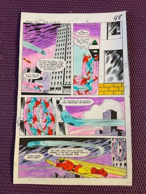 FLASH spec #11 comic ART color guide 1978 GA flash johhny quick SAVE SKYSCRAPER | eBay US (Buy It Now)