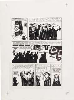 Marjane Satrapi | Persepolis (Original Book Art, page 29) | Sotheby’s