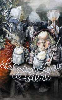 Hausman | Les Contes d’un buveur de bière, illustration Ã  … | Banque Dessinée