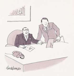 (NEW YORKER) J. B. HANDELSMAN (1922 - 2007) "Of course it’s not my son." | Swann Galleries