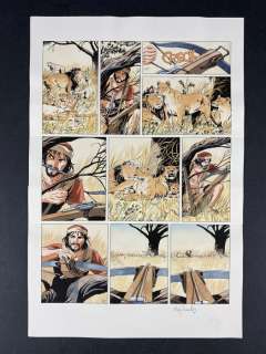 Mirallès, Ana - Planche originale + mise en couleur - Ã€ la recherche de la Licorne T2 - Les forgerons blancs - (1998) | Catawiki