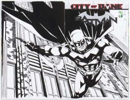 Jim Calafiore Batman #75 Wraparound Sketch Cover Variant Original Art (DC, 2019) CGC Signature Series NM/MT 9.8 -