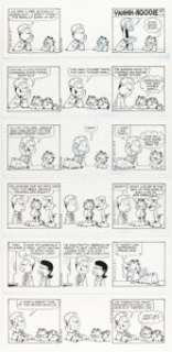 Davis, Jim | Jim Davis Garfield Consecutive Daily Comic Strip Original Art Group of 6 (PAWS, 2006).... (Total: 6 Original Art) | Heritage