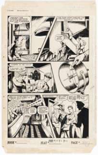 Blum, Alex | Alex Blum and Matt Baker Fight Comics #39 Story Page 4 Hooks Devlin Original Art (Fiction House, 1945).... | Heritage