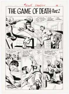 Paul Reinman | The Shadow #8 Story Pages 9-20 Original Art (Archie, 1965). (Total: 12 Original Art) | Heritage