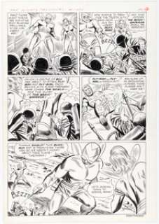 Paul Reinman, Frank Giacoia, and Joe Giella Mighty Crusaders #1 Story Page 14 Original Art (Archie, 1965).