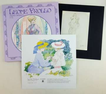 Leone Frollo - Vol. Mona Street & C. con Disegno Originale e Grafica - Firmato - Hardcover - First edition - (2016) | Catawiki