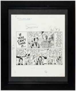 Vince Colletta Popular Romance #24 Complete Half-Page Story Original Art (Pines, 1953). | Heritage