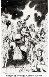 Jim Lee Valorant Legion Poster Original Art (Riot Games, 2022). | Heritage