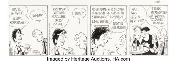 Jerry Scott and Jim Borgman Zits Daily Comic Strip Original Art dated 1-5-05 (King Features Syndicate, 2005). | Heritage