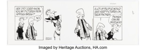 Jerry Scott and Jim Borgman Zits Daily Comic Strip Original Art dated 3-12-11 (King Features Syndicate, 2011). | Heritage