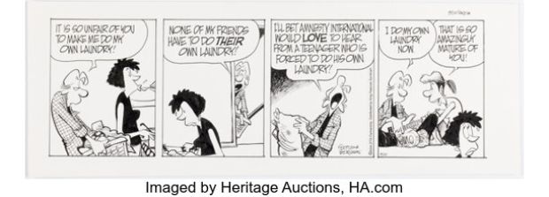 Jerry Scott and Jim Borgman Zits Daily Comic Strip Original Art dated 9-10-04 (King Features Syndicate, 2004). | Heritage
