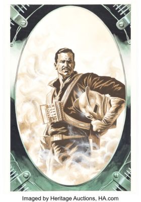 Felipe Massafera Ignition City #4 Variant Cover Painting Original Art (Avatar Press, 2009).