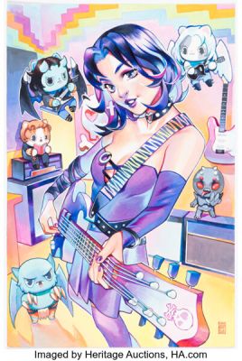 Rian Gonzales Eternal Descent #1 Variant Cover Original Art (Opus, 2022). | Heritage