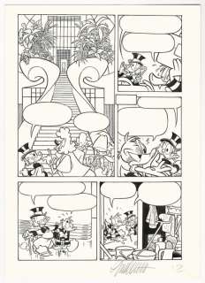 Topolino #2984 - Giorgio Cavazzano - tavola originale "Zio Paperone e i Dieci Piccoli Miliardari" - Loose page - (2013) | Catawiki