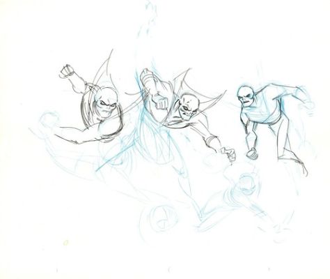 Dave Bullock Hand-Drawn Comic Illustration for Covers n Book DC M31 | eBay US (Buy It Now)