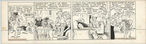 Edwina Dumm Cap Stubbs and Tippie Orig Ink Daily Comic Strip Art signed 1946 229 | eBay US (Buy It Now)