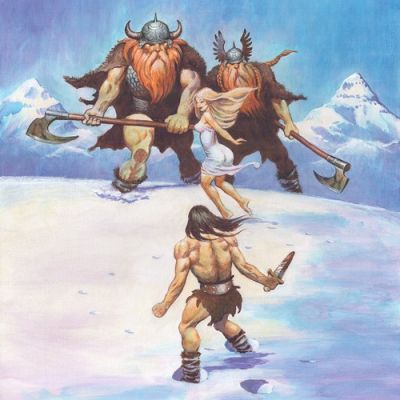 THE FROST GIANT‘S DAUGHTER, original art by Don Marquez