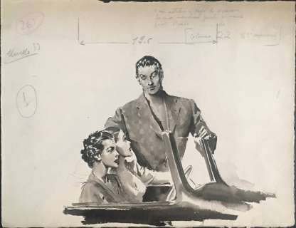 Giorgio Tabet - "Il sorpasso" | Illustrazione Originale (Master Of Drawing) - Loose page | Catawiki