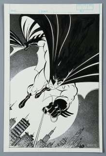BATMAN / DETECTIVE COMICS #600 (1989) - Mike Zeck Hand-Drawn Batman Pin-up | Propstore
