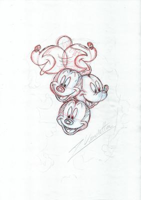 Mickey Mouse – Expression Heads Character Study | Corner4art