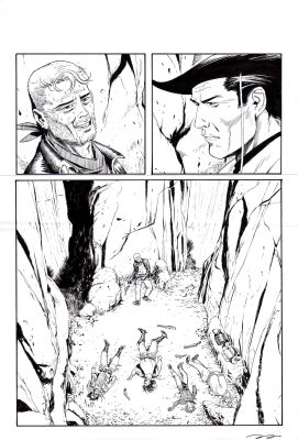 Andrea Accardi | Tex Color Tex n.6 Randy il fortunato p.32 | Tavole Originali