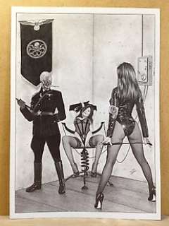 Marvel Captain America - Original Drawing - Madame Hydra & Lady Red Pinup Bdsm Sexy - Loose page - (2019)