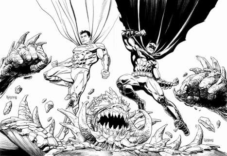 Bruno Brindisi Superman & Batman  RW editions cover