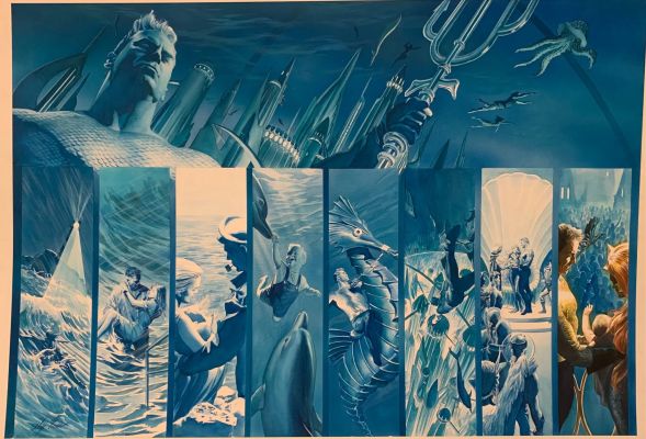 Alex Ross | Aquaman Origin spread | Alex Ross