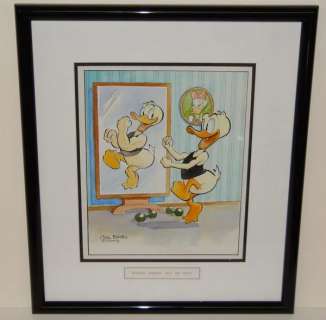 396A: CARL BARKS DONALD DUCK WATERCOLOR | Weiss Auctions