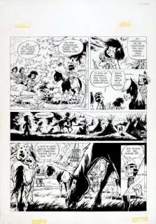 Derib (Claude de Ribeaupierre Dit) | DERIB YAKARI CHEZ LES CASTORS. Encre de Chine pour la… | Coutau Bégarie