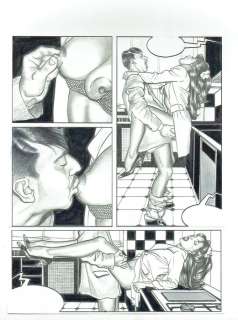 G. Casotto - tavola originale "Racconti erotici" - Loose page | Catawiki