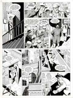 Mitton, Jean-Yves - Originele pagina - Bloed en Stilte 5 (De Silence et de Sang) - De zeven pijlers - (1991) | Catawiki