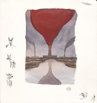 Gipi | Copertina inedita per “Il Secolo breve” di E.J. Hobsbawn, ed. Einaudi (pubblicata su “Il mio lavoro”) | Tavole Originali
