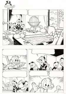 Ferraris, Andrea - Tavola originale - Uncle Scrooge